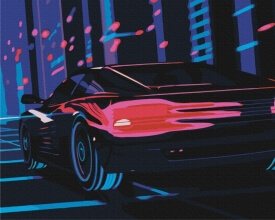 Картины по номерам Скорость 48x60 Brushme BS51501L