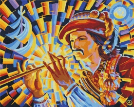 Картины по номерам Чарівна сопілка ©Олег Лобурак 40x50 Brushme BS53766