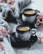 Картины по номерам Кофе в чашках 40x50 Brushme BS52053