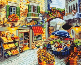 Картини за номерами Ресторан 40x50 Brushme BS7091