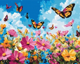 Картины по номерам Весеннее поле 40x50 Brushme BS54234