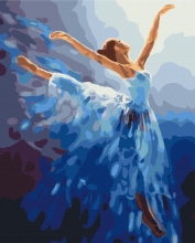 Картины по номерам Воздушная балерина 48x60 Brushme BS34829L