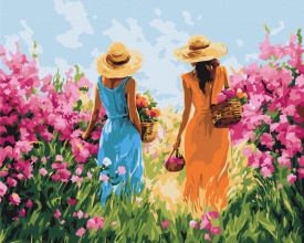 Картины по номерам Подруги на прогулке 40x50 Brushme BS54235