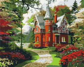 Картины по номерам Сказочный дом 40x50 Brushme BS51613