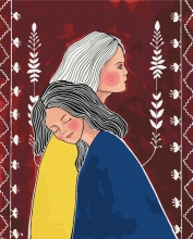 Картины по номерам Сестры © ANNART 40x50 Brushme BS54028