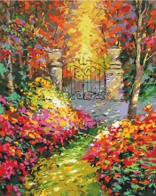 Картины по номерам Осенний сад 48x60 Brushme BS9972L