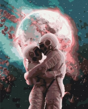 Картины по номерам На Луну и обратно 48x60 Brushme BS43564L