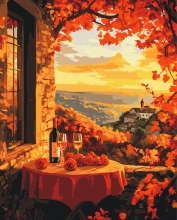 Картини за номерами Осіння романтика 40x50 Brushme BS54398