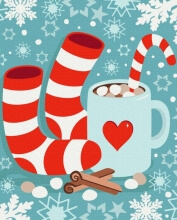 Картины по номерам Ну-ка зимовать 48x60 Brushme BS52771L