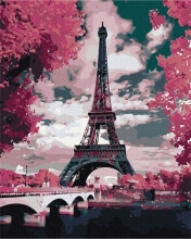 Картины по номерам Магнолии в Париже 40x50 Brushme BS28271