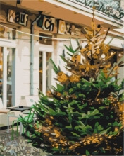 Картины по номерам Предновогодняя красавица 48x60 Brushme BS52610L