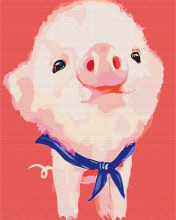 Картины по номерам Маленький поросенок 40x50 Brushme BS51921