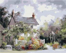 Картины по номерам Уютный пригород 48x60 Brushme BS52417L