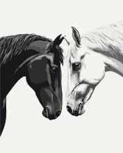 Картини за номерами Між темрявою та світлом 40x50 Brushme BS54427