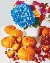 Картини за номерами Гарбузовий натюрморт 48x60 Brushme BS51326L