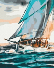 Картины по номерам Морское путешествие ©Понамарчук Ирина 48x60 Brushme BS53299L