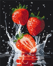 Картини за номерами Соковита полуниця 40x50 Brushme BS54154