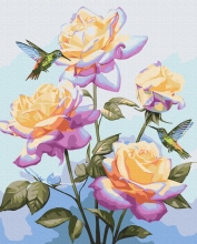 Картины по номерам Свидание среди роз © Anna Steshenko 40x50 Brushme BS53914
