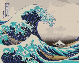 Картины по номерам Большая волна в Канагаве. Хокусая 40x50 Brushme BS21794