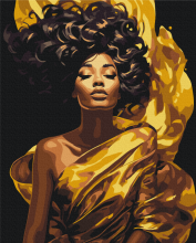 Картини за номерами Одягнена у промені 40x50 Brushme BS54007