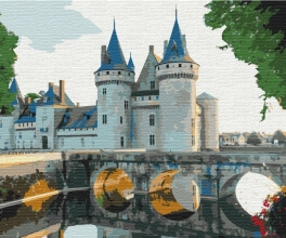 Картины по номерам Замок Сюлли-сюр-Луар 40x50 Brushme BS51612