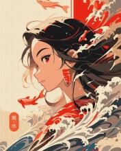 Картины по номерам Стихія води 48x60 Brushme BS53817L