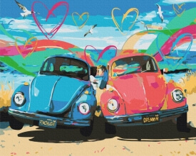 Картины по номерам Любовь в дороге 48x60 Brushme BS52688L