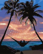 Картины по номерам Романтическое свидание на островах 40x50 Brushme BS30579