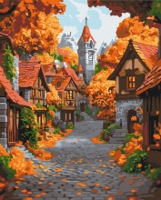 Картини за номерами Жовтневе містечко 40x50 Brushme BS54183