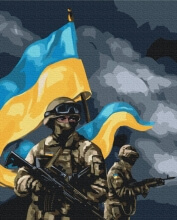 Картины по номерам ЗСУ © Ольга Бочулинська 40x50 Brushme BS53127