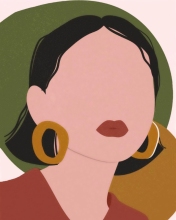 Картини за номерами Триптих Лінії стилю 3 48x60 Brushme BS52429L