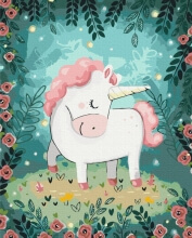 Картини за номерами Єдиноріг 48x60 Brushme BS43586L