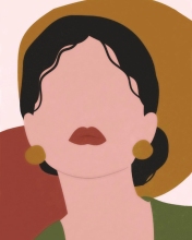 Картини за номерами Триптих Лінії стилю 1 48x60 Brushme BS52427L