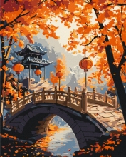 Картини за номерами Осінній променад 40x50 Brushme BS54395