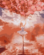 Картины по номерам Балерина на закате 48x60 Brushme BS52713L