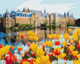 Картини за номерами Палац у тюльпанах 48x60 Brushme BS30195L