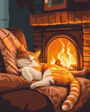 Картини за номерами Тепло та муркотіння 40x50 Brushme BS54360