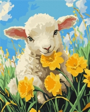 Картины по номерам Нежное блеянье лета 40x50 Brushme BS54317