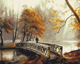 Картины по номерам Осенний туман 40x50 Brushme BS52669