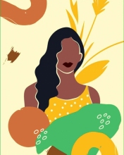 Картини за номерами Триптих Літній стиль 2 48x60 Brushme BS52438L