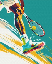 Картини за номерами Теніс 40x50 Brushme BS54103