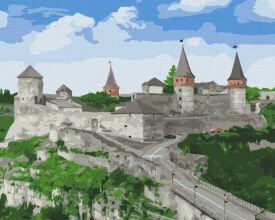 Картины по номерам Каменец-Подольская крепость 48x60 Brushme BS51592L