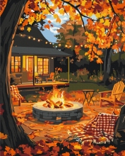 Картины по номерам Осенняя эстетика 40x50 Brushme BS54402