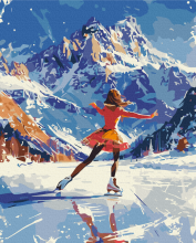 Картины по номерам Танец на льду 40x50 Brushme BS54113