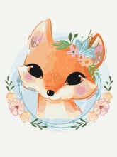 Картины по номерам Лисичка сестричка 30x40 Brushme KBS0101