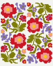 Картины по номерам Краски вышивки ©ptaha.in.ua 40x50 Brushme BS54365