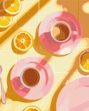 Картины по номерам Кофе с привкусом лета 40x50 Brushme BS54308