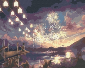 Картины по номерам Атмосфера праздника 40x50 Brushme BS52192