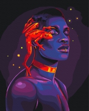 Картини за номерами Неонова подруга © Соломія Ковальчук 40x50 Brushme BS54463