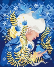 Картины по номерам Птицы зимы © Полина Скурихина 40x50 Brushme BS53864
